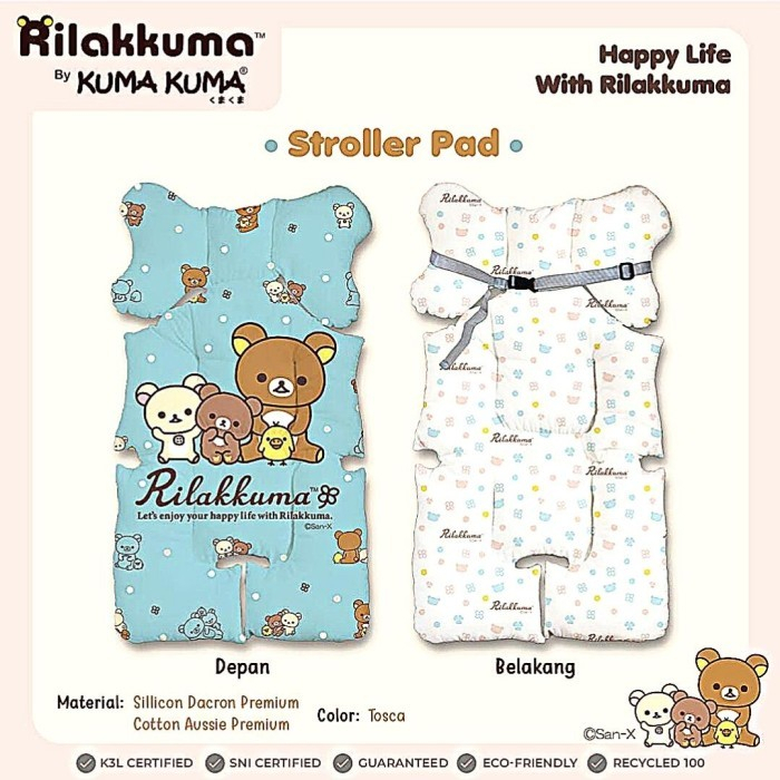 Kuma kuma alas stroler air mesh