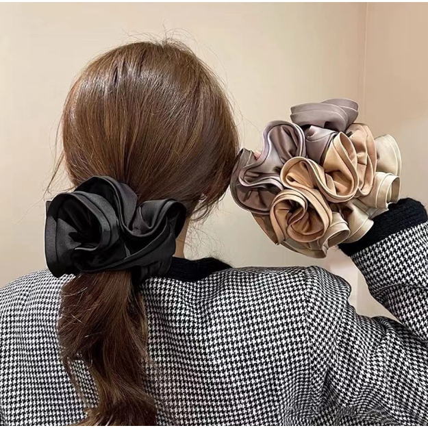 Caliloops Scrunchies Hijab Ikat Rambut Korea Dewasa Wanita Chie