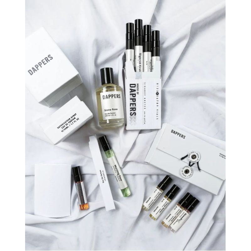 Decant Parfum - House of Dappers - Teh Melati, Stone Rose, Morning Dew, Satorial Absolu, Nomadland, 