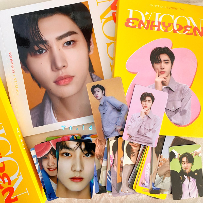 Dicon Enhypen / Photocard Enhypen Heeseung, Sunghoon