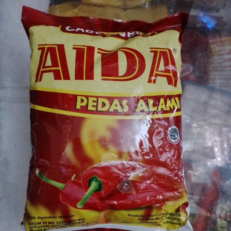 

Aida Cabe Bubuk PEdas 500gr