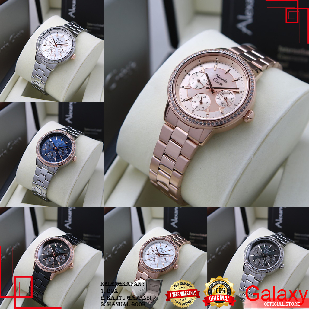 ALEXANDRE CHRISTIE WANITA ORIGINAL JAM TANGAN WANITA ALEXANDRE CHRISTIE JAM ALEXANDER CRISTIE JAM TA