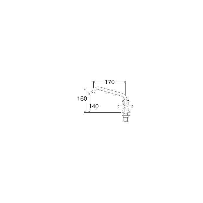 san ei A57JP original kran meja dapur sink swinging sink tap