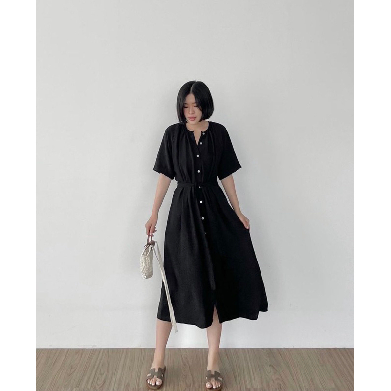 Sophia Crinkle Dress | Summer Dress | Midi Dress | Dress Busui Friendly