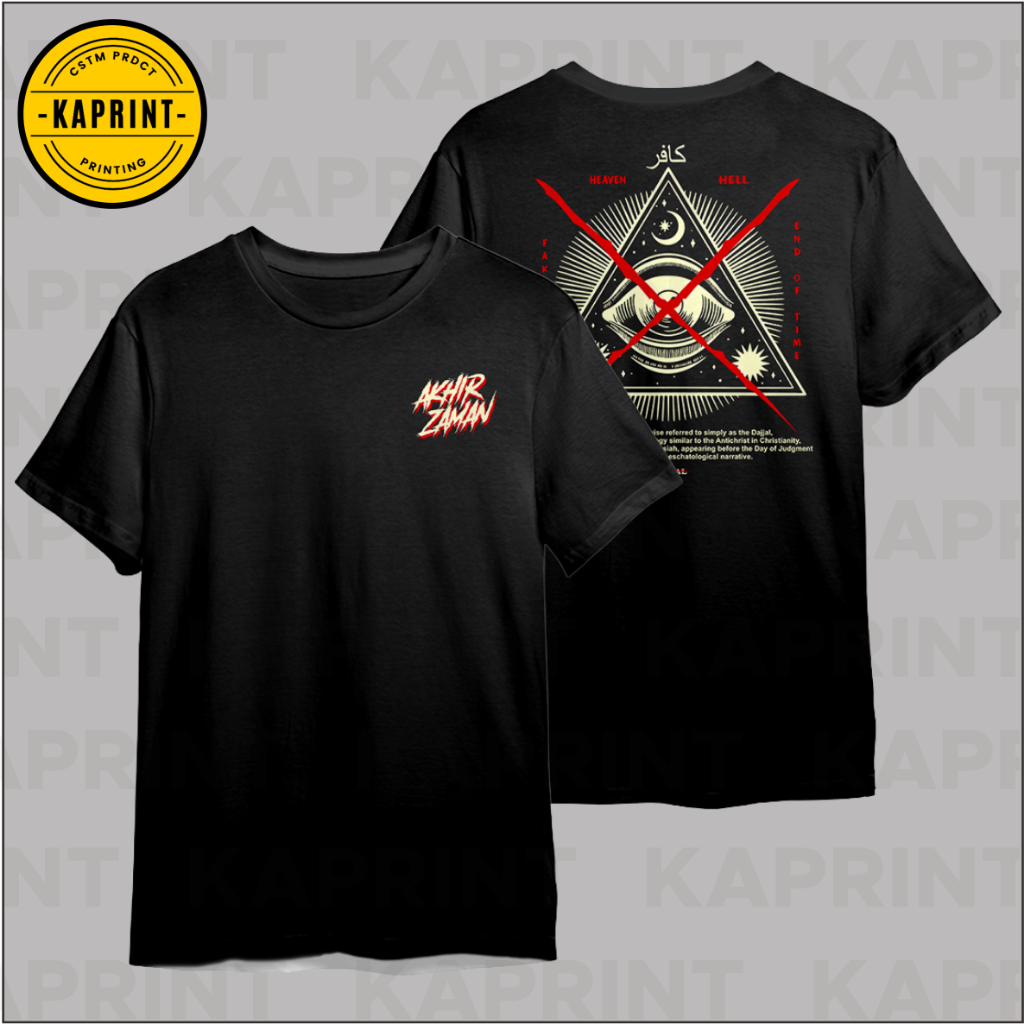 BAJU KAOS T-SHIRT AKHIR ZAMAN SERRIES DAJJAL