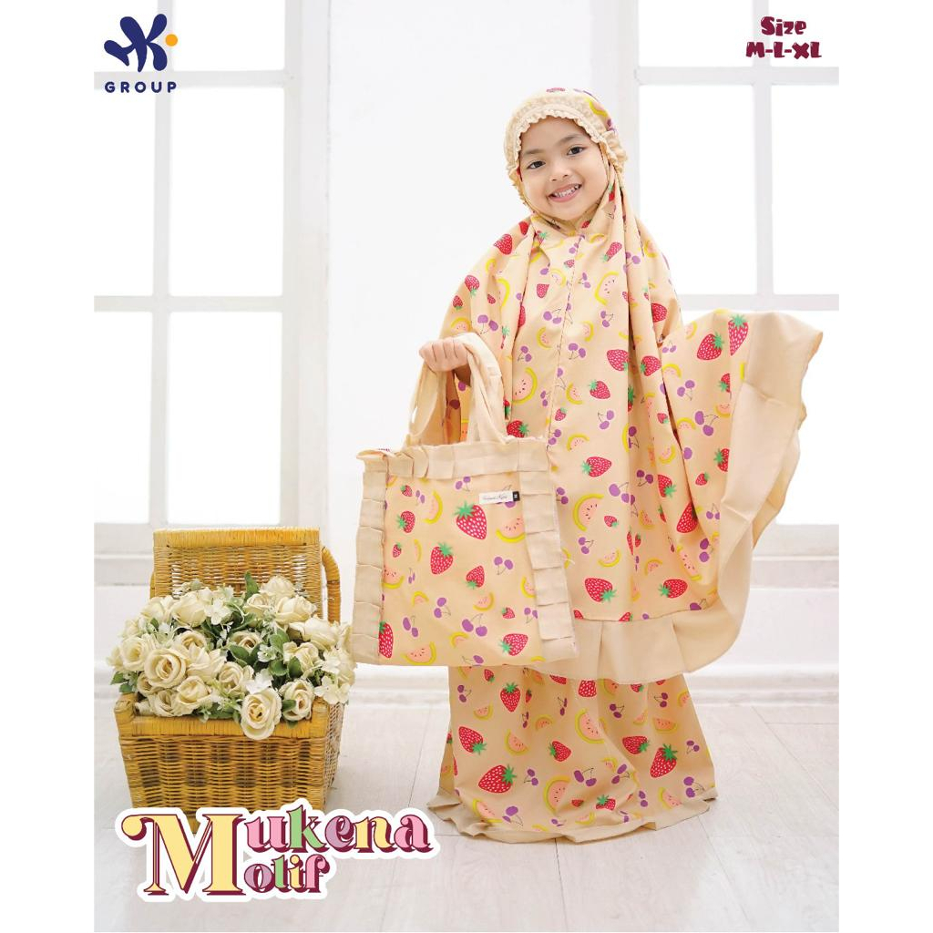 MUKENA MOTIF HK/ Mukena Anak