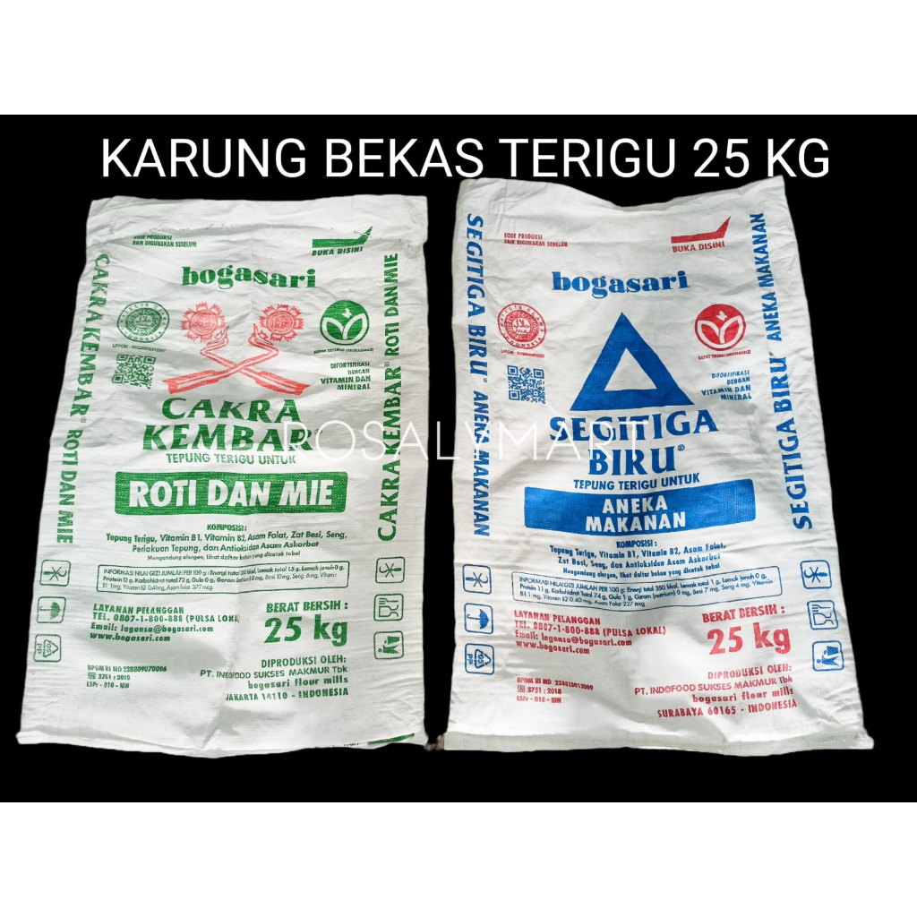 Karung Bekas Terigu / Tepung 25 kg