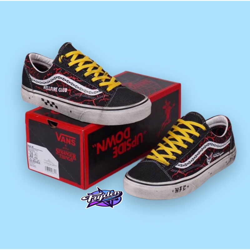Vans Old Skool Style 36 X Stranger Things HellFire Club