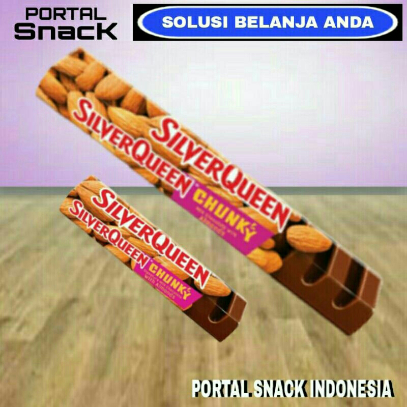 

SILVERQUEEN CHUNKY BAR chocolate almond 95gr