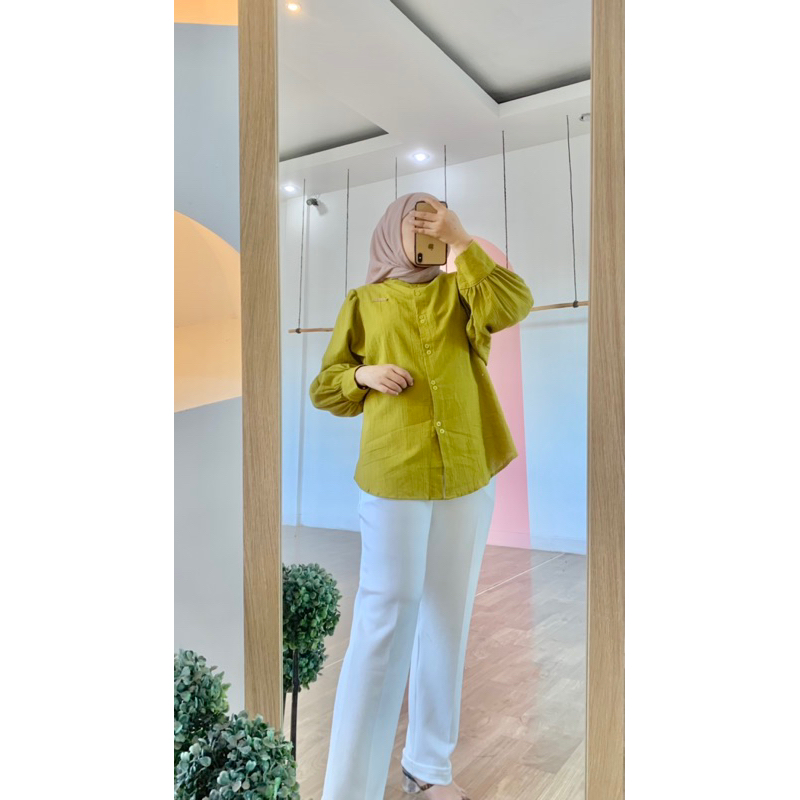 blouse hr linen