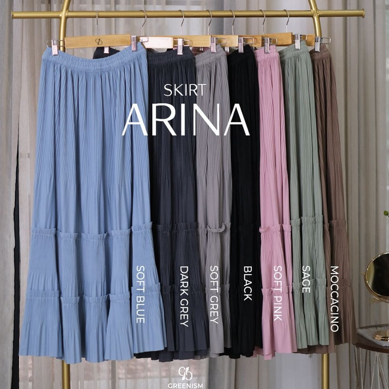 Greenism Skirt Arina Quaity Premium - Rok Wanita