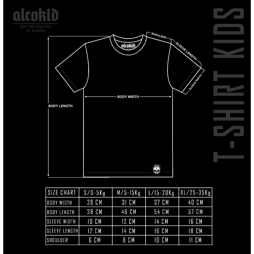 TSK ROUND // T-SHIRT KIDS ROUND ALCOTRA // BAJU ANAK
