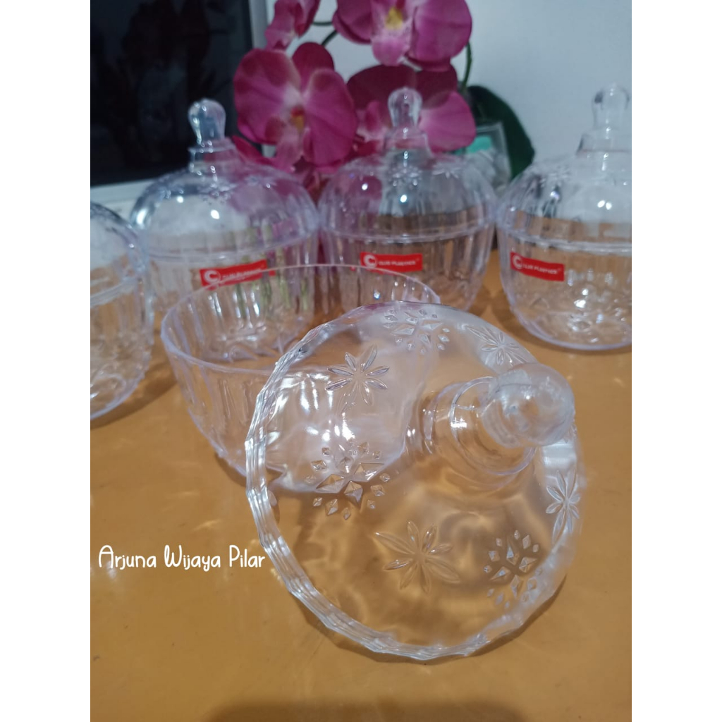 Toples  Bening cristal isi 6 pcs SALE! Toples Kue Serbaguna isi 6 pcs super cantik