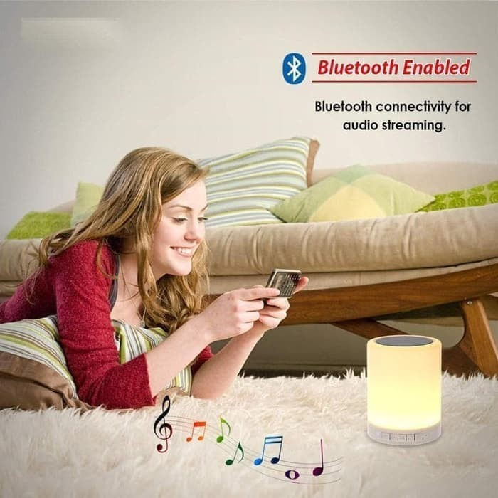 SPEAKER BLUETOOTH CL 671 SMART TOUCH PORTABLE LAMP SPEAKER LAMPU