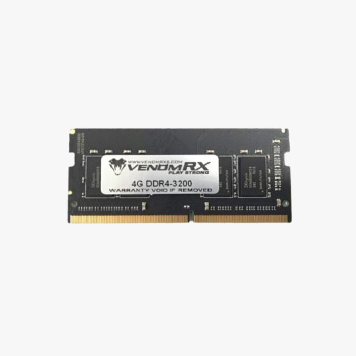 Memory RAM VenomRX DDR4 4GB PC3200 SODIMM Lowvoltage- VenomRX DDR4 4GB