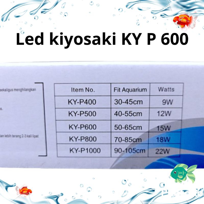 Lampu Aquarium aquascape Led KIYOSAKI KY P 600