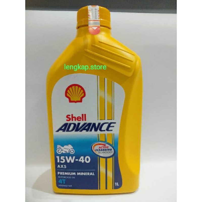 OLI SHELL ADVANCE AX 5 15W-40 1 LITER