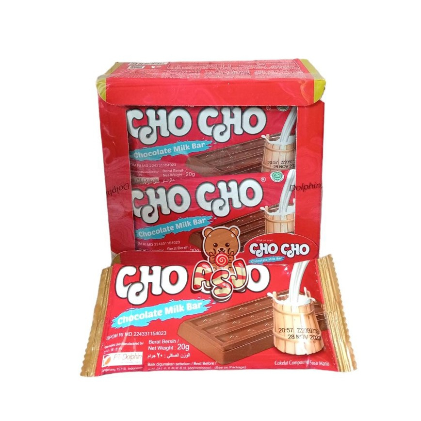 

CHO CHO CHOCOLATE MILK BAR ISI 12 X 20 GR