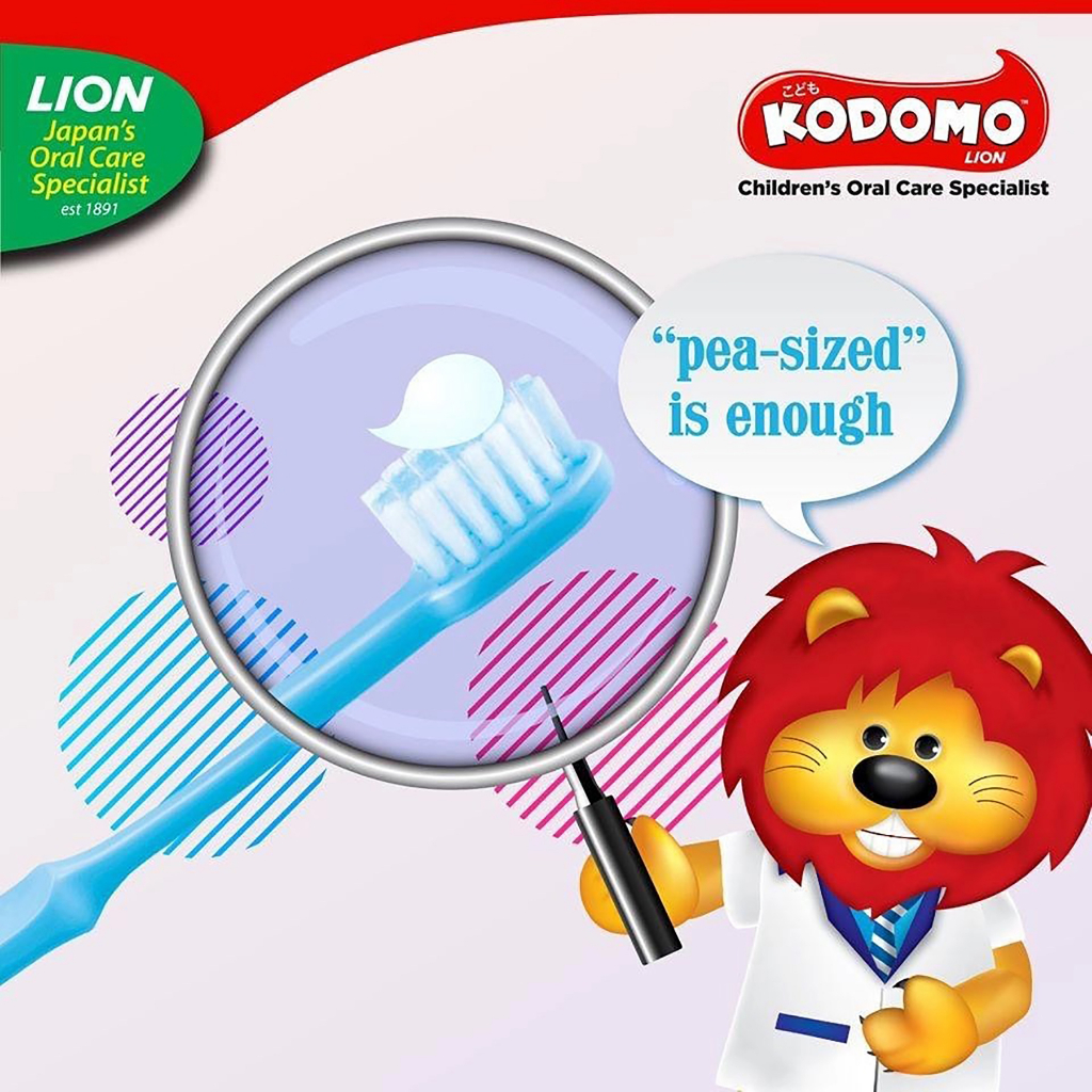 Kodomo Sikat &amp; Pasta Gigi Koukou 2in1 6Thn Keatas  - Toothbrush &amp; Toothpaste Kids