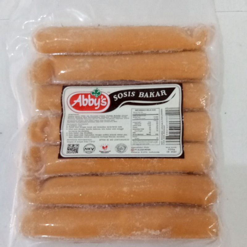 

Abbys sosis bakar 500gr isi 7bj