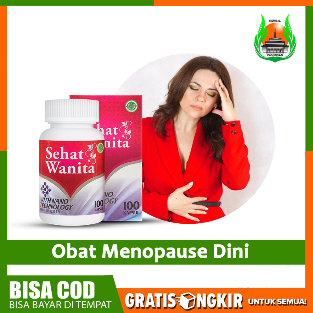 Obat Menopause Dini Vitamin untuk Wanita Menopause Cegah Penuaan Dini  Herbal Sehat Wanita Original 