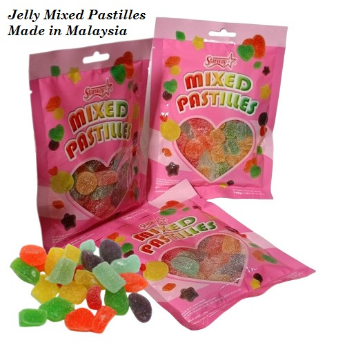 Permen Jelly Malaysia Fruit Mixed Pastilles Starway 100 Gram