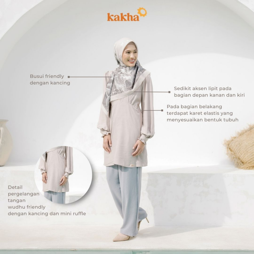 Kakha - Sarimbit Keluarga Halmahera (B) / Baju couple keluarga / Sarimbit Keluarga / Baju muslim couple-Blouse Ibu