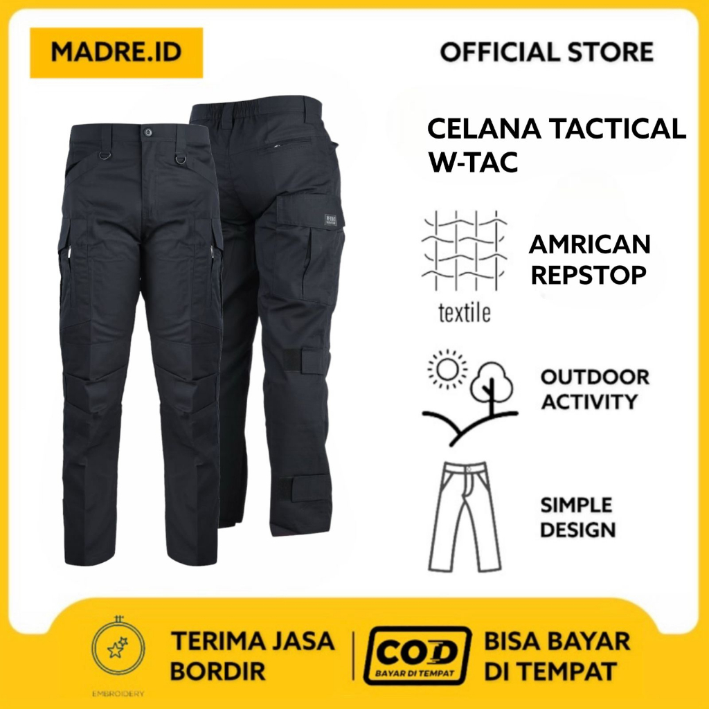 (COD) CELANA TACTICAL W-TAC PANJANG MURAH | CELANA CARGO PDL