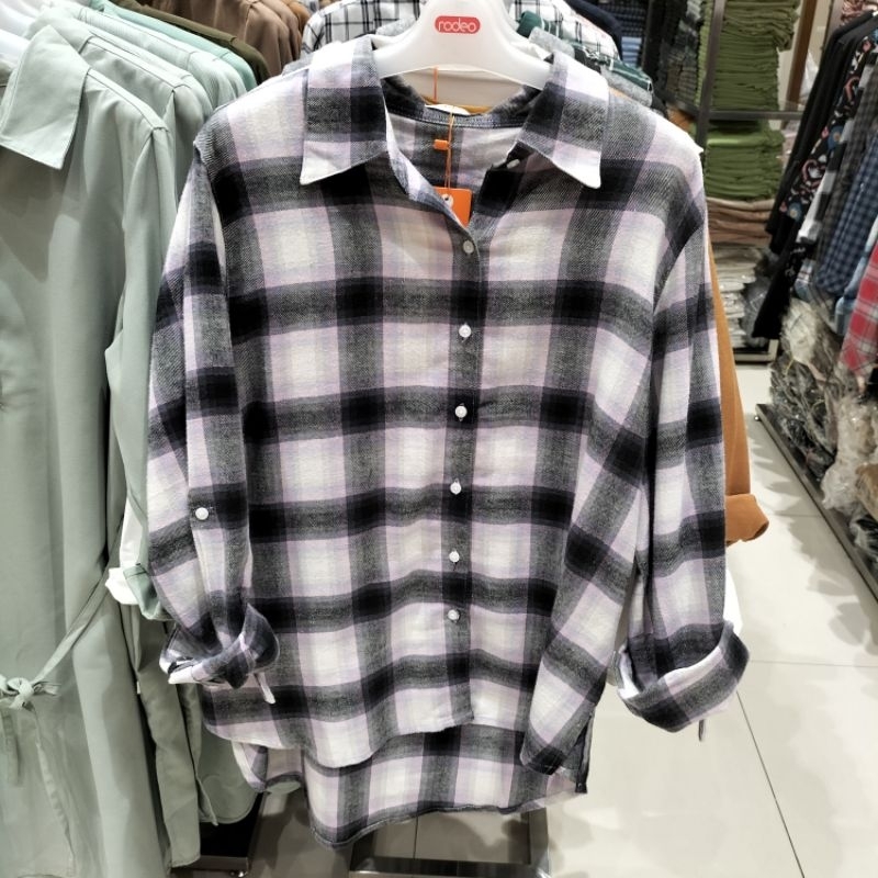 Kemeja Oversize wanita lengan Panjang terbaru Original Brand RODEO