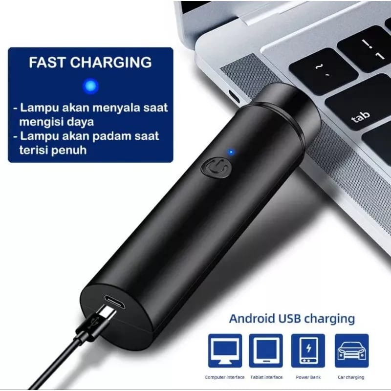 Alat Cukur Bulu Rambut Jenggot USB Mini - Alat Cukur Praktis Mini F963