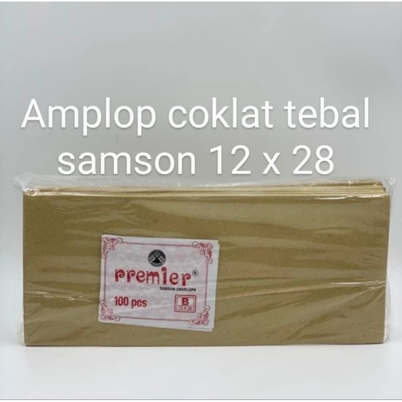 amplop coklat tebal samson 12 x 28