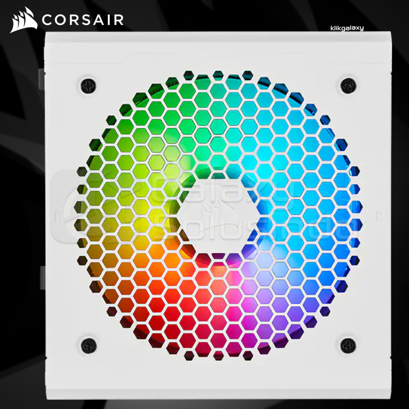 Corsair CX750F RGB 750Watt 80 Plus Bronze Certified Fully Modular - White