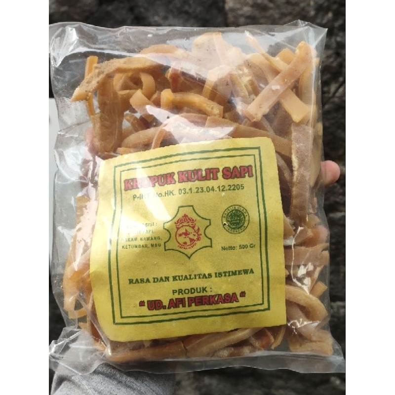 

krupuk/krecek rambak stik