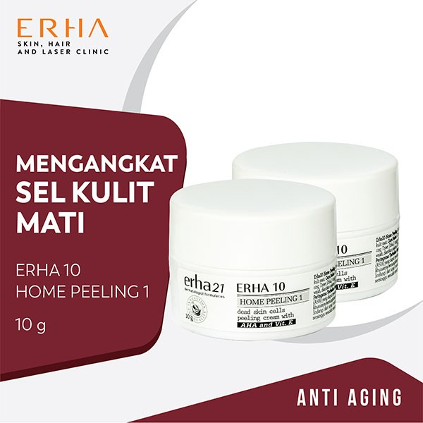 Erha21 Erha 10 Home Peeling 1 10g - Krim Peeling Wajah