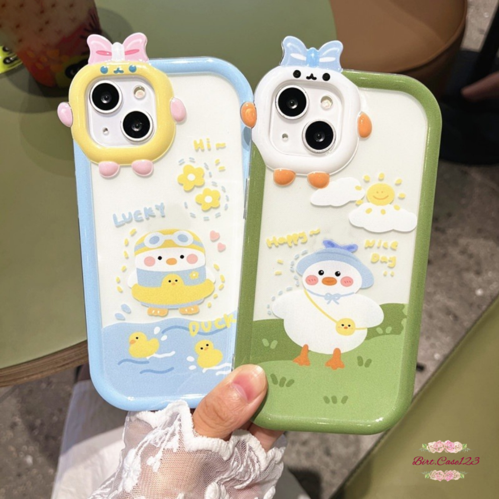 CUSTOM SOFTCASE PITACU FRAME KARAKTER CUSTOM DUCK FOR REALME C1 C2 5 5I 9I C11 C15 C20 C11 2021 C21 C21Y C25Y C30 C31 C33 C35 NARZO 50I 50A PRIME BC7601