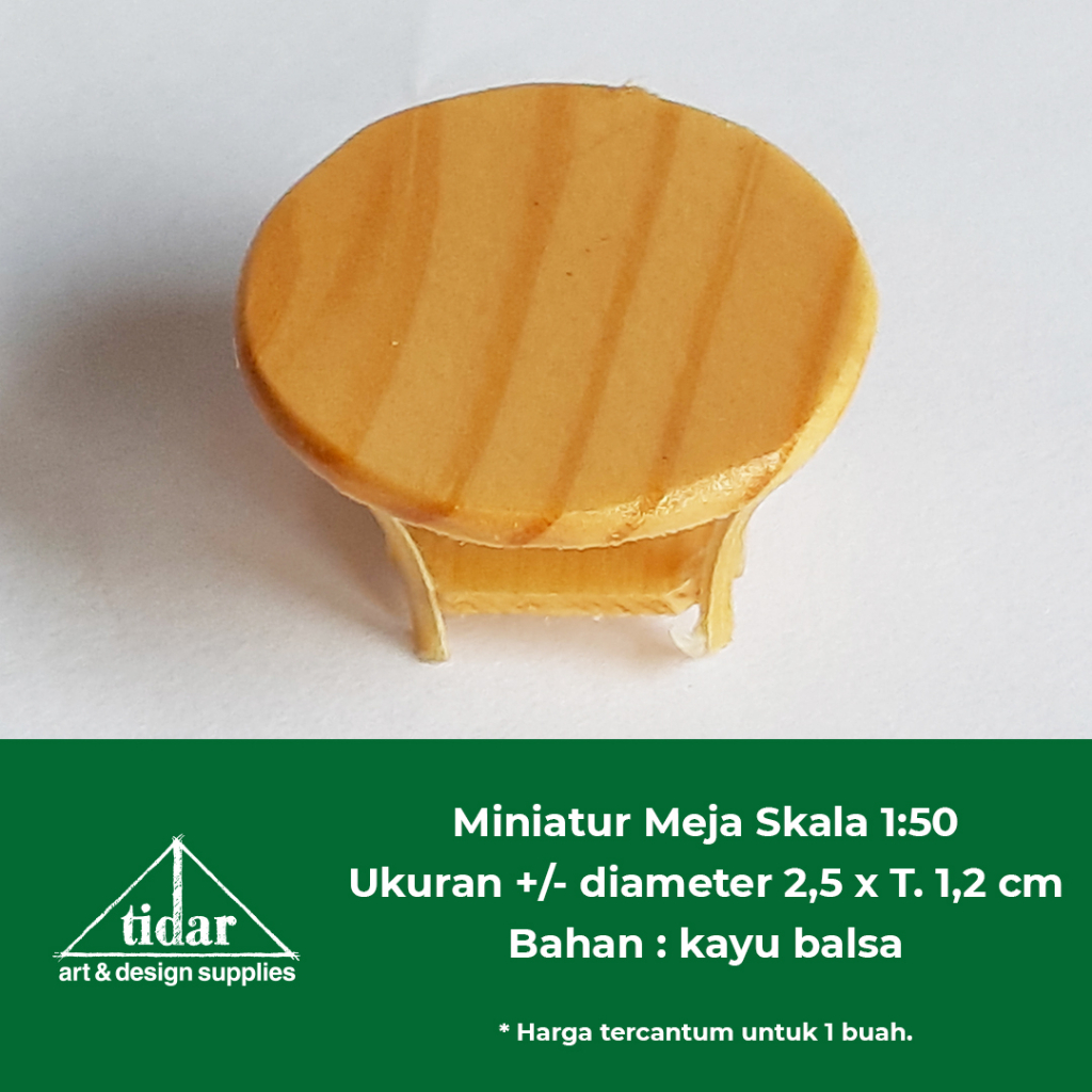 

[MR] HR - Miniatur Maket Meja Teras Skala 1:50 - Meja Santai - Meja Betawi