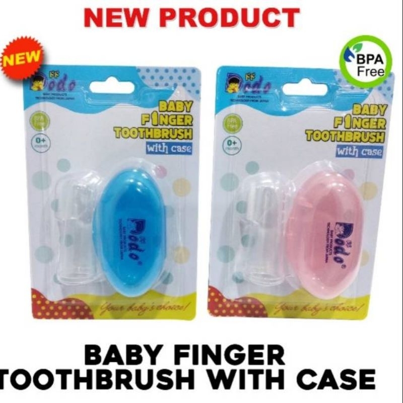 Dodo Baby Finger Toothbrush With Case