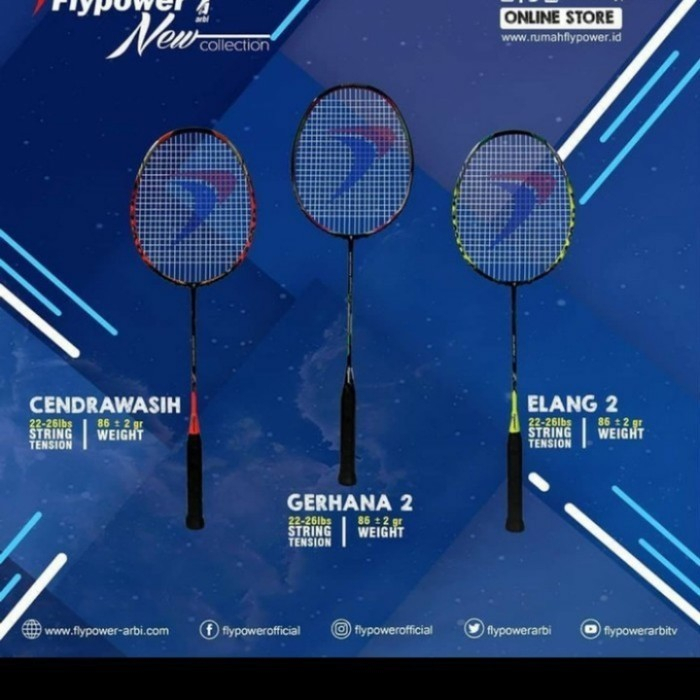 RAKET BADMINTON FLYPOWER GERHANA 2