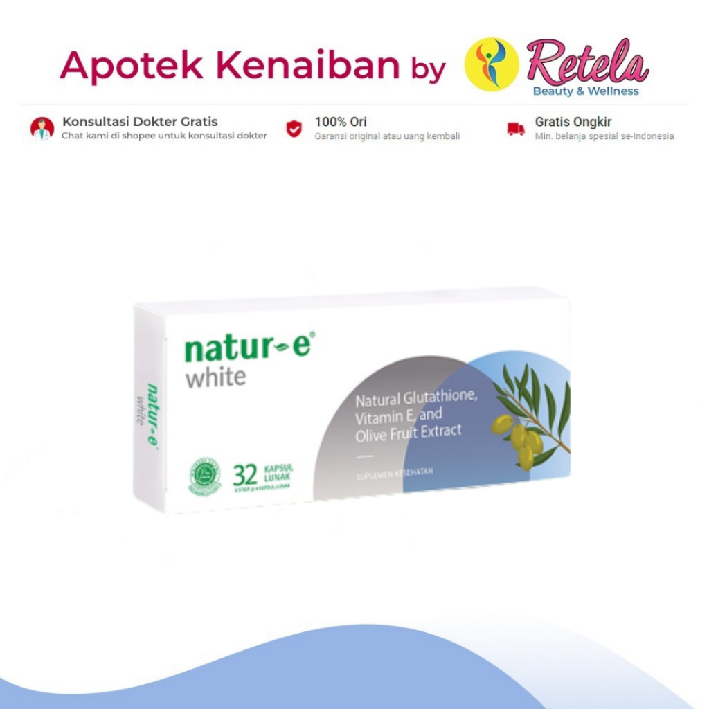 NATUR-E WHITE 32 KAPSUL LUNAK