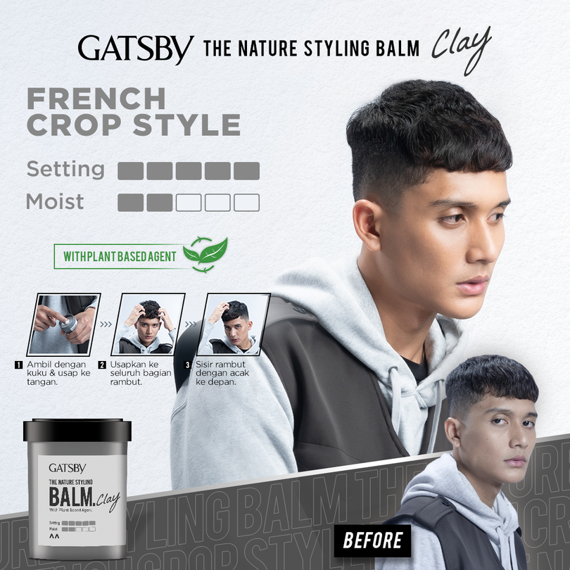 Ningrum - Gatsby The Nature Styling Balm | Cream | clay | Pomade | Hair Styling Pria 100% Asli Original | BPOM | 9023