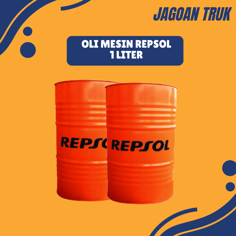 OLI MESIN REPSOL 15W40 API CI-4/SL DXR 8 ENGINE OIL 1 LITER ORIGINAL