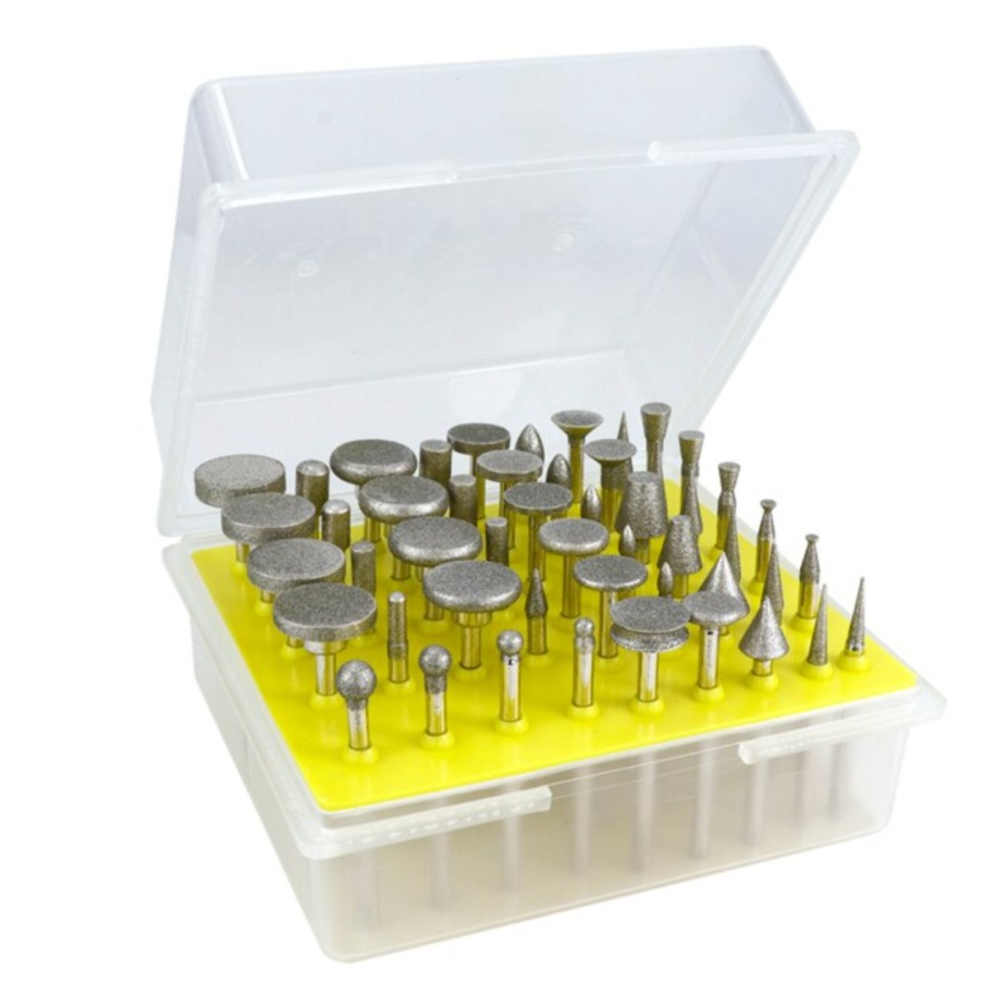 Mata Bor Tuner Rotary Burr Tungsten Carbide Mini Grinder Bor Cuner Set 50 pcs Mata Bor Tuner Diamond Mounted Set 50pcs Mata Ukir Batu Granit Keramik Porting Gerinda Mini