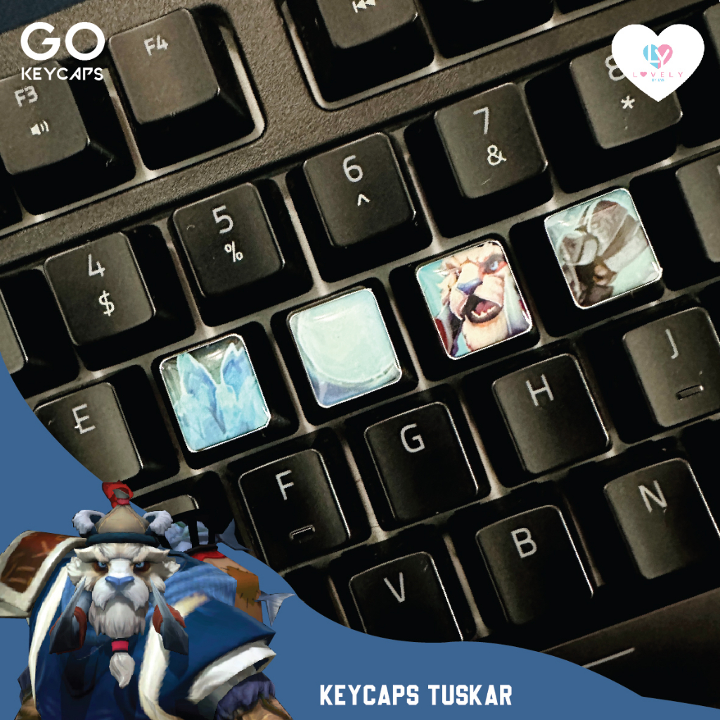 Keycaps PBT Dota 2 Tuskar Ability | GO KEYCAPS