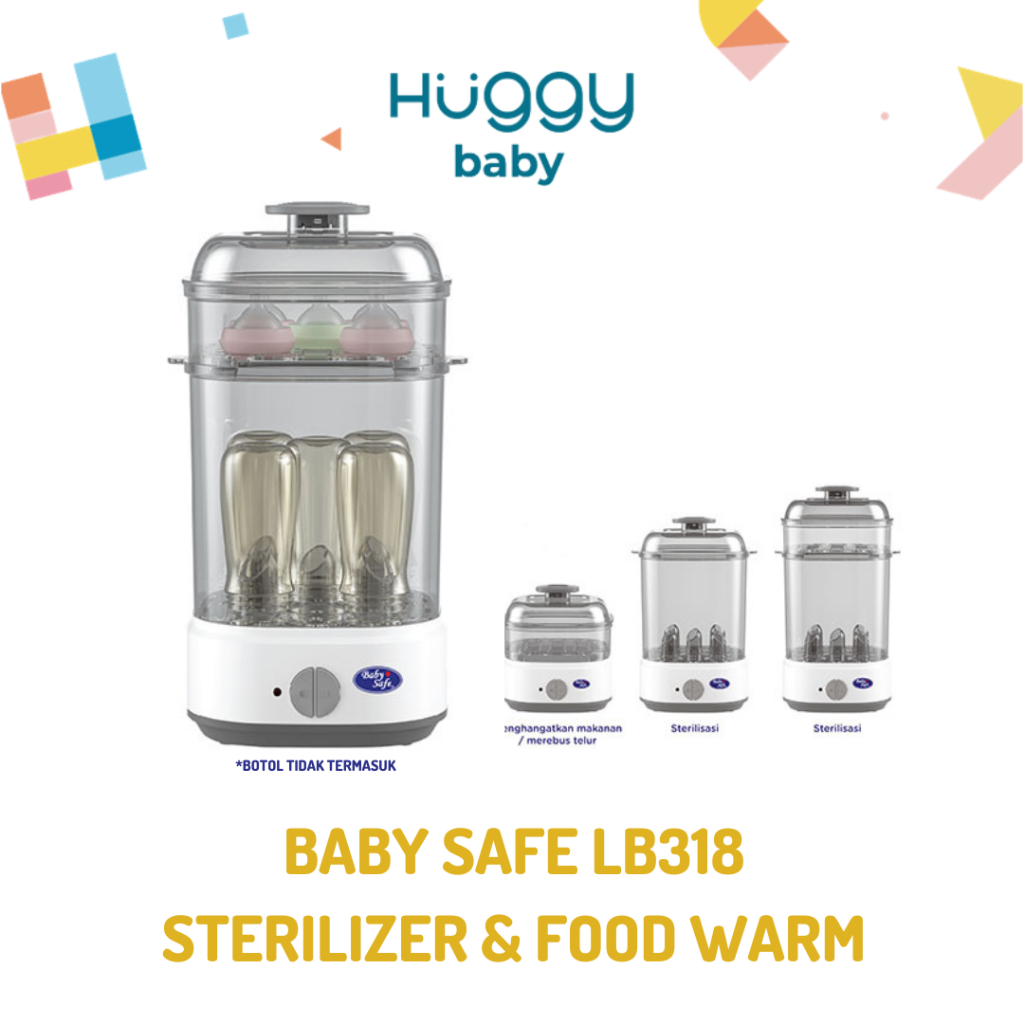 Baby Safe LB318 Sterilizer &amp; Food Warm | Alat Steril Botol Makanan