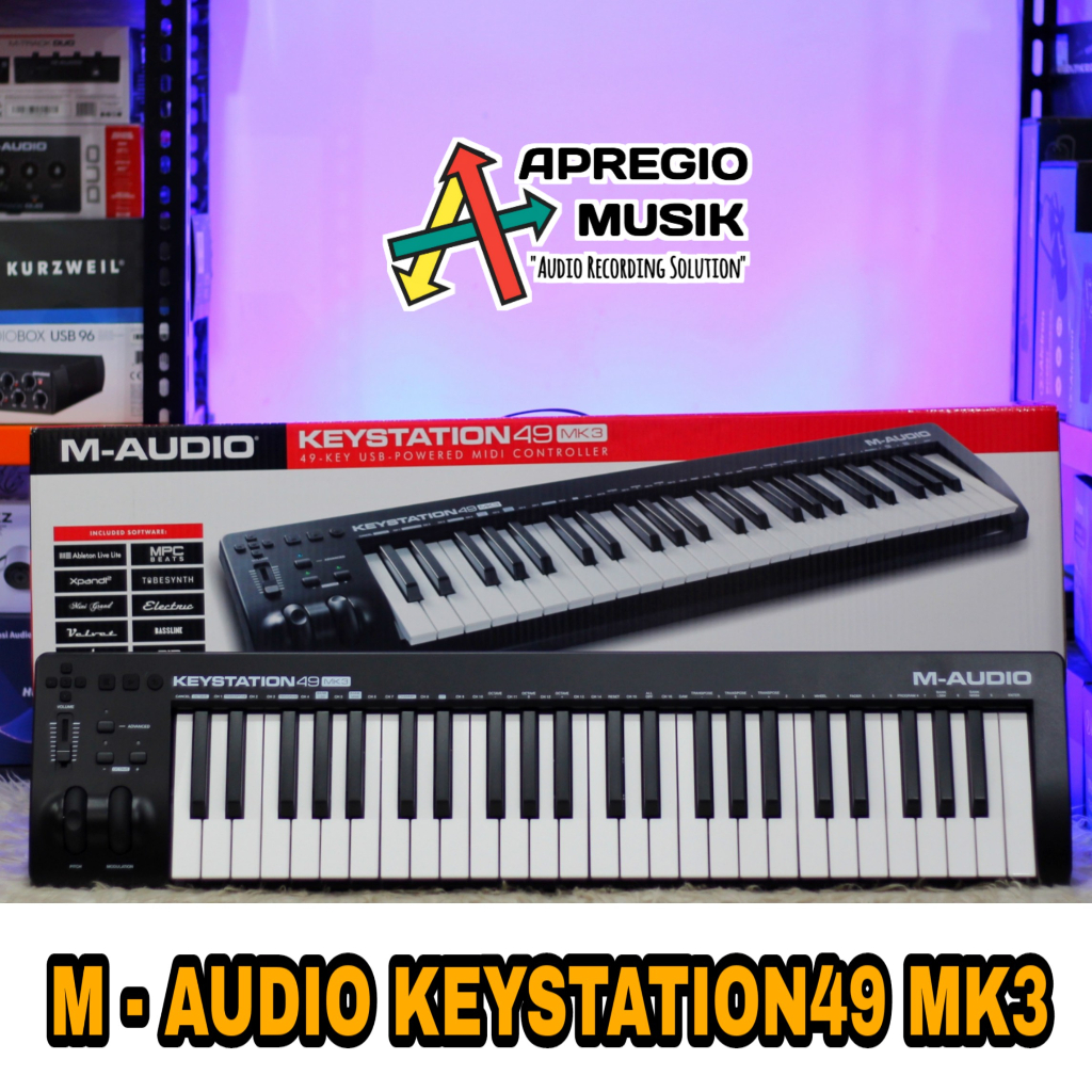 Midi Controller M-Audio Keystation 49 MK 3 Apregio Musik