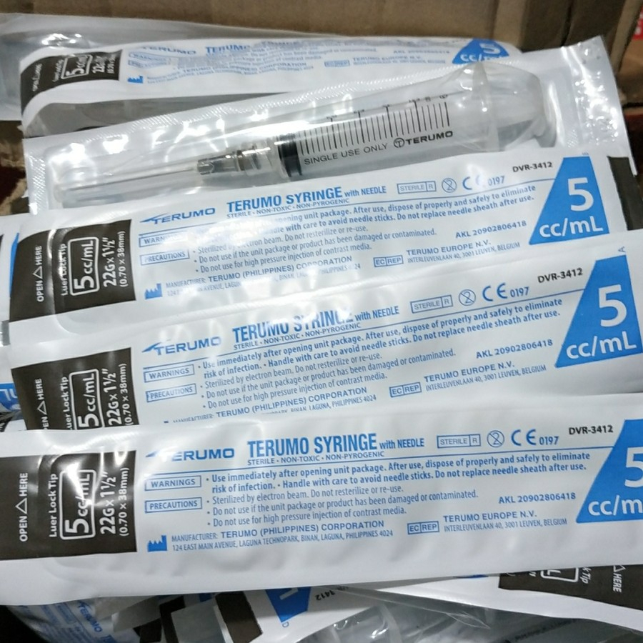 Spuit 5cc Terumo / Disposable Syringe 5cc