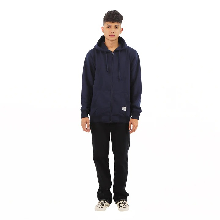 Cosmic Sweater Hoodie Pria Zipper Rylan Navy