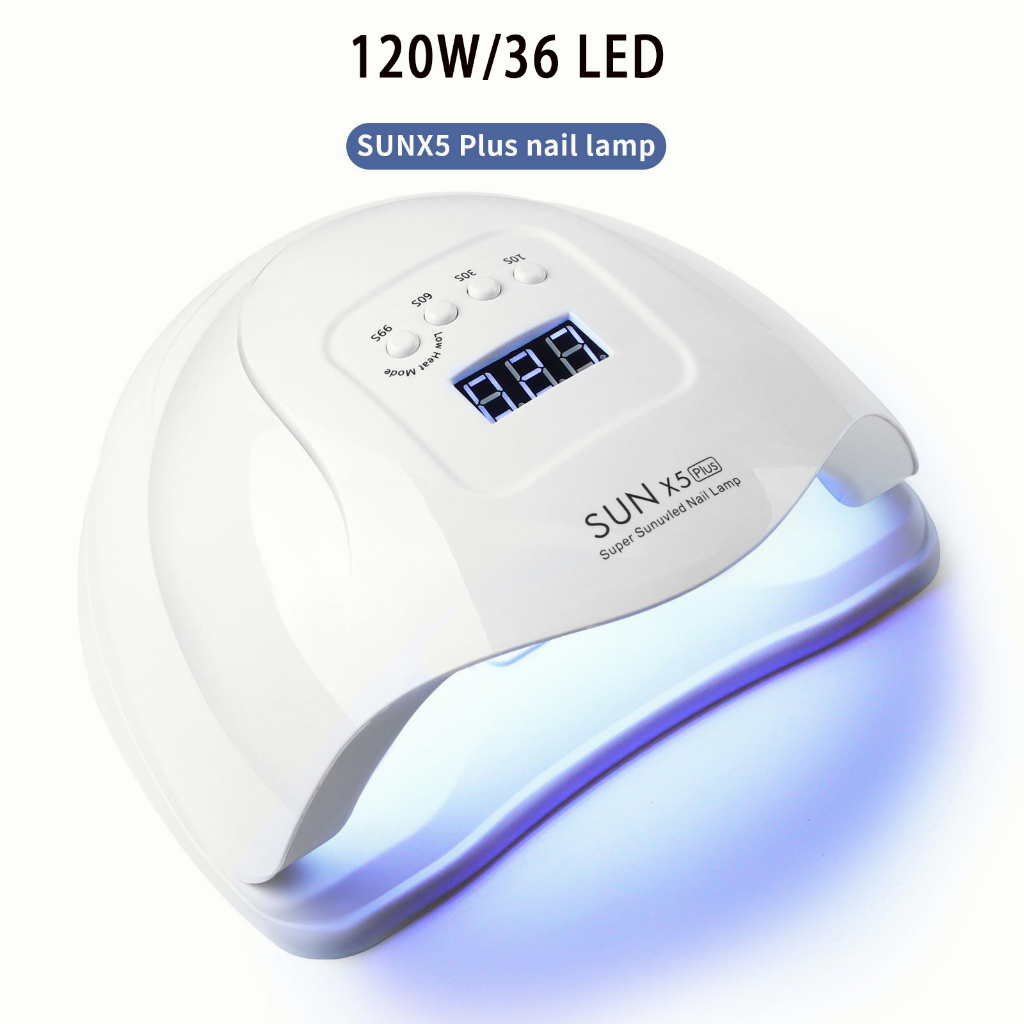 WTW11 SUN UV LED X5 120watt / LAMPU UV Gel Nail Art / Lampu LED Nail SUN X5/ Pengering Kutek UV LED