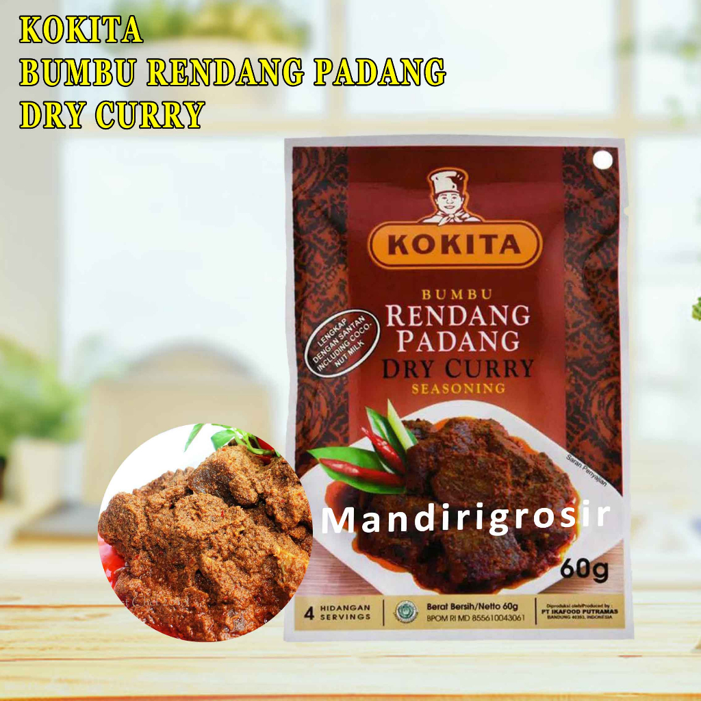 Bumbu Rendang Padang* Kokita* Dry curry* 60gr