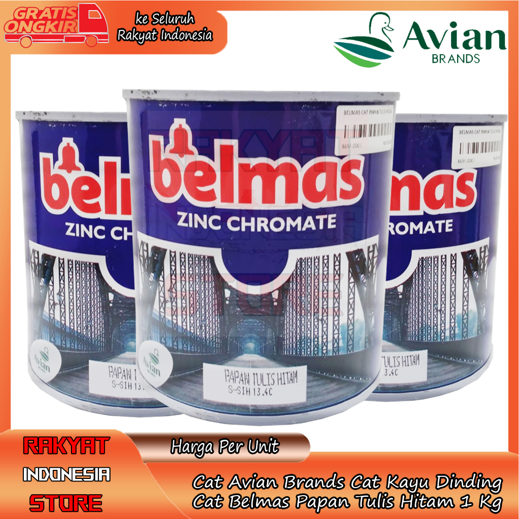 

ZINC CHROMATE BELMAS AVIAN BRANDS CAT DASAR BESI LOGAM ALUMENIUM 1KG CAT PAPAN TULIS KAPUR BELMAS HITAM BLACKBOARD CHALKBOARD PAINT CAT AVIAN BRANDS CAT KAYU DINDING CAT BELMAS PAPAN TULIS HITAM 1 KG